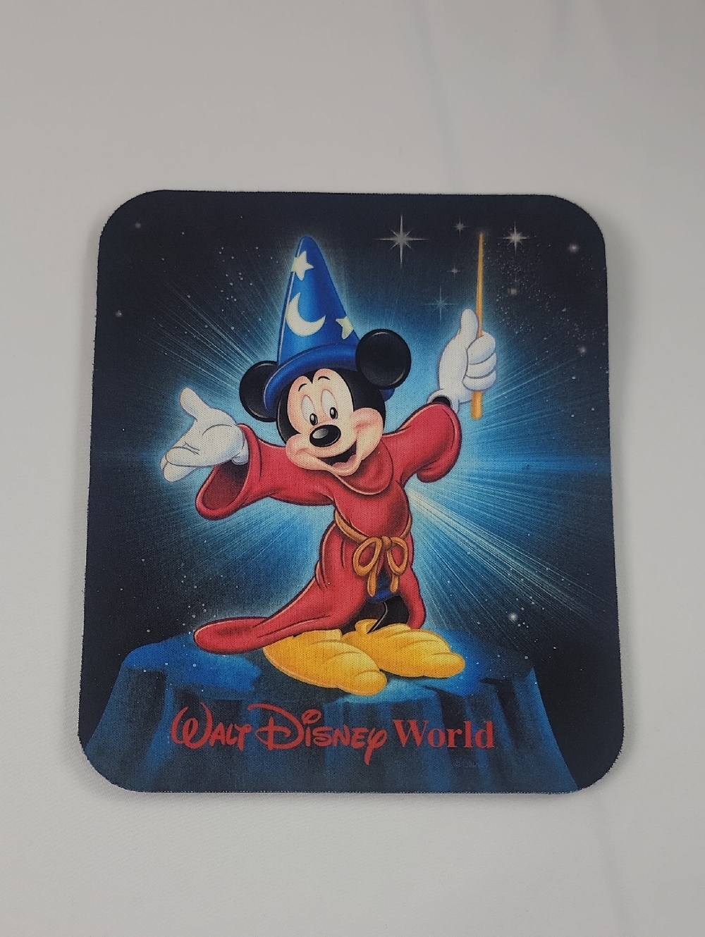 Disney Sorcerer Mickey Mouse Black Blue Red Mouse Pad